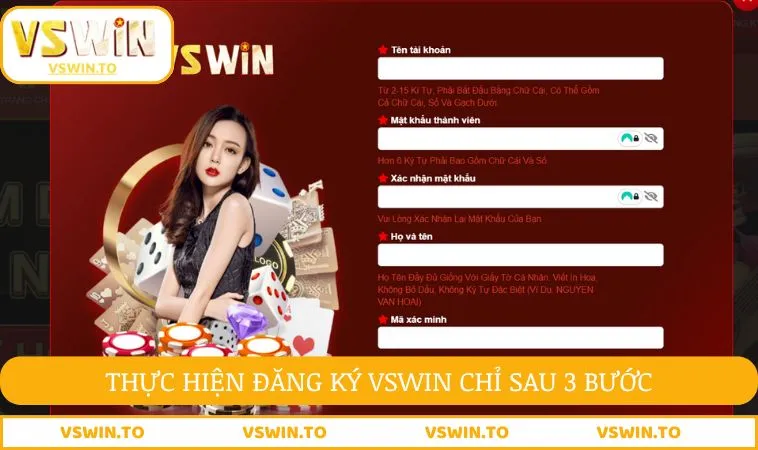 Thực hiện đăng ký VSWIN chỉ sau 3 bước