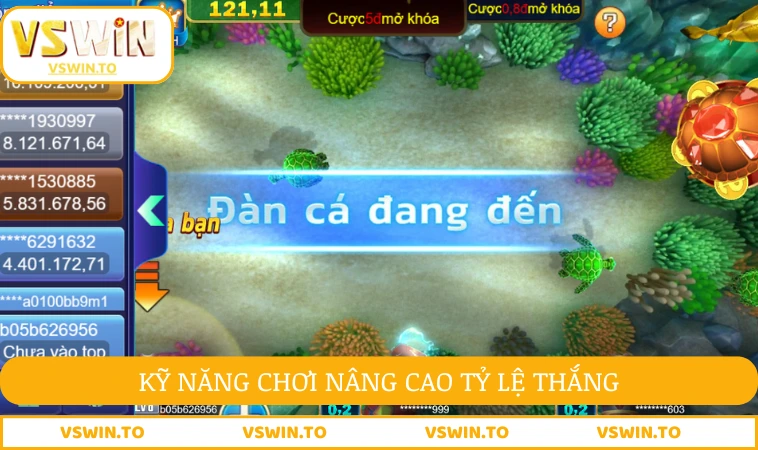 Bắn cá VSWIN 3 Kỹ năng chơi nâng cao tỷ lệ thắng