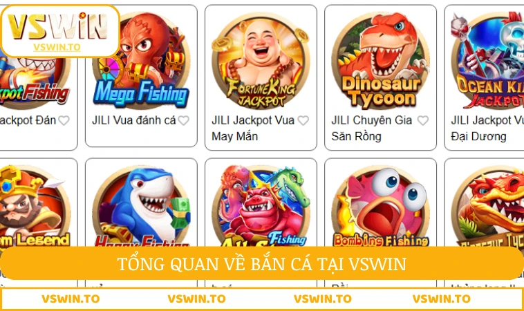 Bắn cá VSWIN 1 Tổng quan về bắn cá tại VSWIN